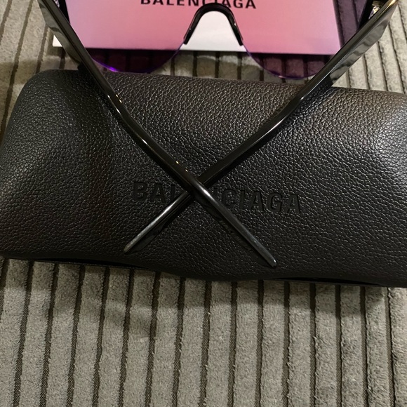 LIKE NEW💜RARE💜BALENCIAGA MIRRORED SUNGLASSES - Picture 6 of 15